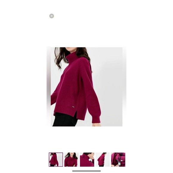 Joules Halton Wool/Cashmere sweater Sz 6 berry - Picture 1 of 12